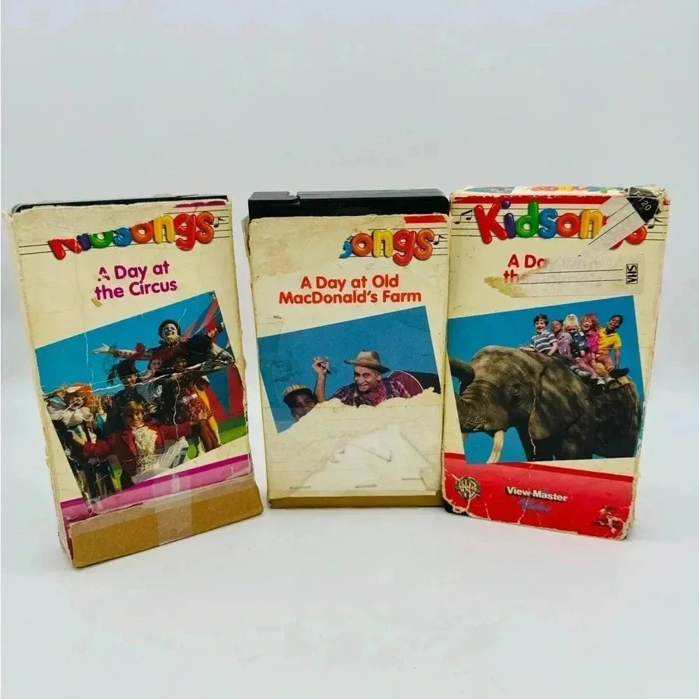 Kids Songs Tap Video Sing Along VHS Tapes Movies